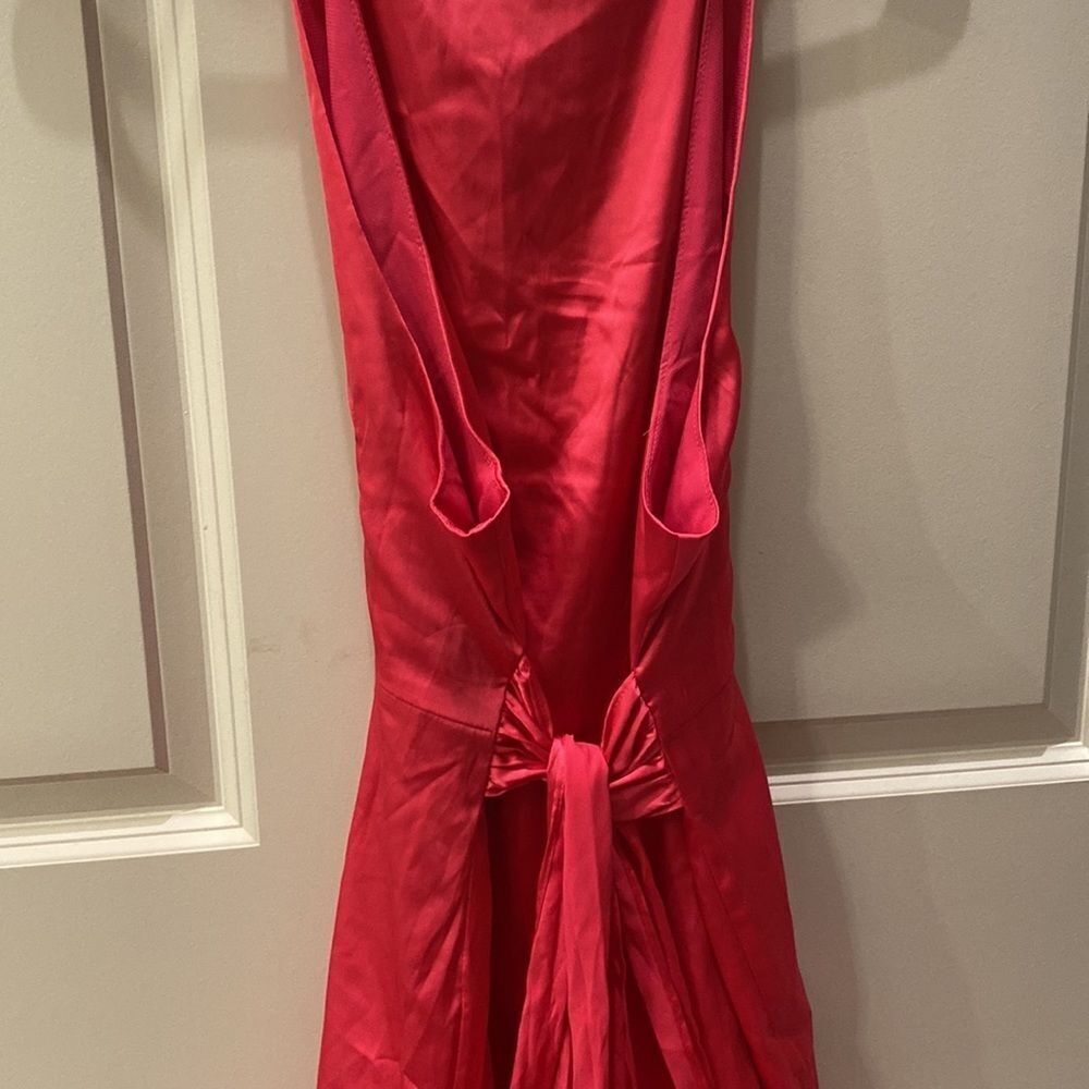 Pink Satin Dress - Picture 5 of 5